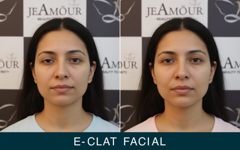 E clat Facial by jeamour clinic in chandigarh and jalandhar