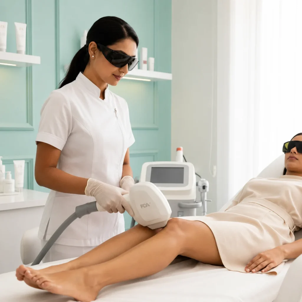 Laser Hair Removal in Chandigarh at Jeamour Clinic using advanced laser technology for safe, smooth, and long-lasting hair reduction.